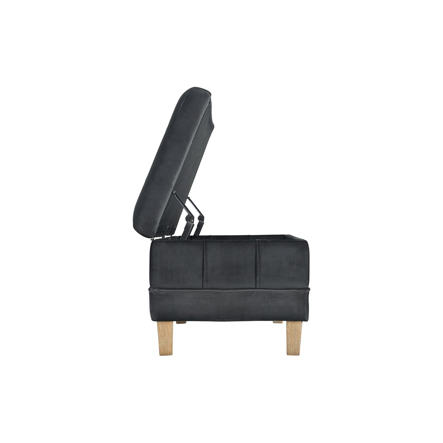 Crosby Bench Royale Grey (ISTA 3) - Tampa Furniture Outlet