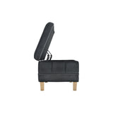 Crosby Bench Royale Grey (ISTA 3) - Tampa Furniture Outlet
