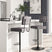 Tampa Furniture Outlet - Ashley Furniture - Strumford Dining Room - Bar Height Bar Stool (Set of 2) / Gray/Black - D119-630X2