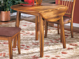Tampa Furniture Outlet - Ashley Furniture - Berringer Dining Room - Round DRM Drop Leaf Table / Rustic Brown - D199-15