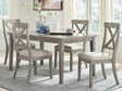 Tampa Furniture Outlet - Ashley Furniture - Parellen Dining Room - Dining Chair (Set of 2) / Gray - D291-01X2