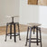 Tampa Furniture Outlet - Ashley Furniture - Karisslyn Dining Room - Counter Height Stool (Set of 2) / Whitewash/Black - D336-024X2