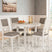 Tampa Furniture Outlet - Ashley Furniture - Erinberg Dining Room - Dining Room Table Set (5/CN) / Antique White - D423-225