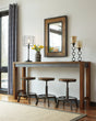 Tampa Furniture Outlet - Ashley Furniture - Torjin Dining Room - Long Counter Table / Brown/Gray - D440-52