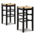 Tampa Furniture Outlet - Ashley Furniture - Mirimyn Dining Room - Bar Height Bar Stool (Set of 2) / Black - D508-130X2