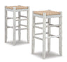 Tampa Furniture Outlet - Ashley Furniture - Mirimyn Dining Room - Bar Height Bar Stool (Set of 2) / Teal - D508-330X2