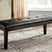Tampa Furniture Outlet - Ashley Furniture - Haddigan Dining Bench - Large UPH Dining Room Bench / Dark Brown / 50"W x 16"D x 19"H - D596-00