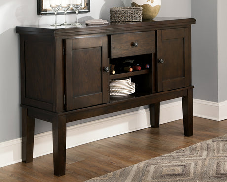 Tampa Furniture Outlet - Ashley Furniture - Haddigan Dining Room - Dining Room Server / Dark Brown - D596-60