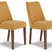 Tampa Furniture Outlet - Ashley Furniture - Lyncott Dining Room - Dining Chair (Set of 2) / Mustard/Brown - D615-04X2