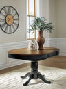 Tampa Furniture Outlet - Ashley Furniture - Clorazi Dining Room - Oval DRM Butterfly EXT Table - PCD619-48