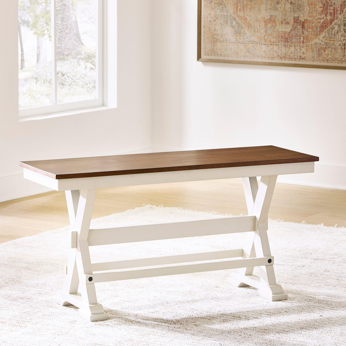 Tampa Furniture Outlet - Ashley Furniture - Brinfern Dining Room - Large Counter DRM Bench - PCD628-09