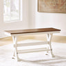 Tampa Furniture Outlet - Ashley Furniture - Brinfern Dining Room - Large Counter DRM Bench - PCD628-09