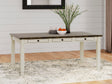 Tampa Furniture Outlet - Ashley Furniture - Bolanburg Dining Room - Display Cabinet / Antique White - D647-76