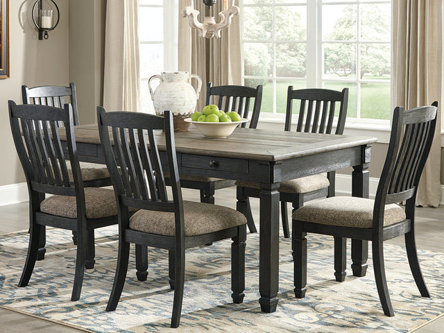 Tampa Furniture Outlet - Ashley Furniture - Tyler Creek Dining Room - Rectangular Dining Room Table / Black/Gray - D736-25
