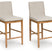 Tampa Furniture Outlet - Ashley Furniture - Isanti Dining Room - Counter Height Barstool (Set of 2) / Light Brown - D752-124X2