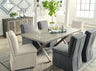 Tampa Furniture Outlet - Ashley Furniture - Krystanza Dining Room - Rectangular Dining Room Table / Weathered Gray - D766-25