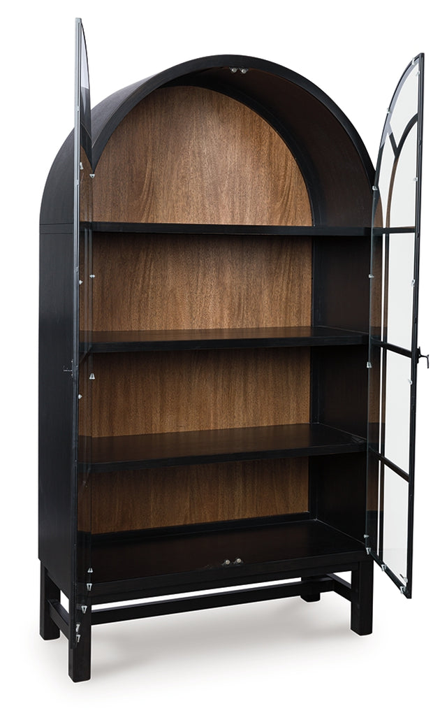 Tampa Furniture Outlet - Ashley Furniture - Greddinton Display Cabinet - Display Cabinet / Black/Brown - PCD824-376