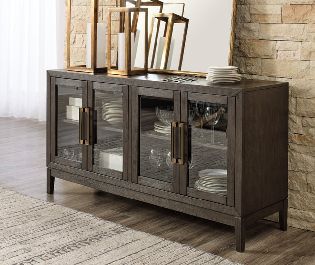 Tampa Furniture Outlet - Ashley Furniture - Burkhaus Dining Room - Counter Height Barstool (Set of 2) / Dark Brown - D984-124X2