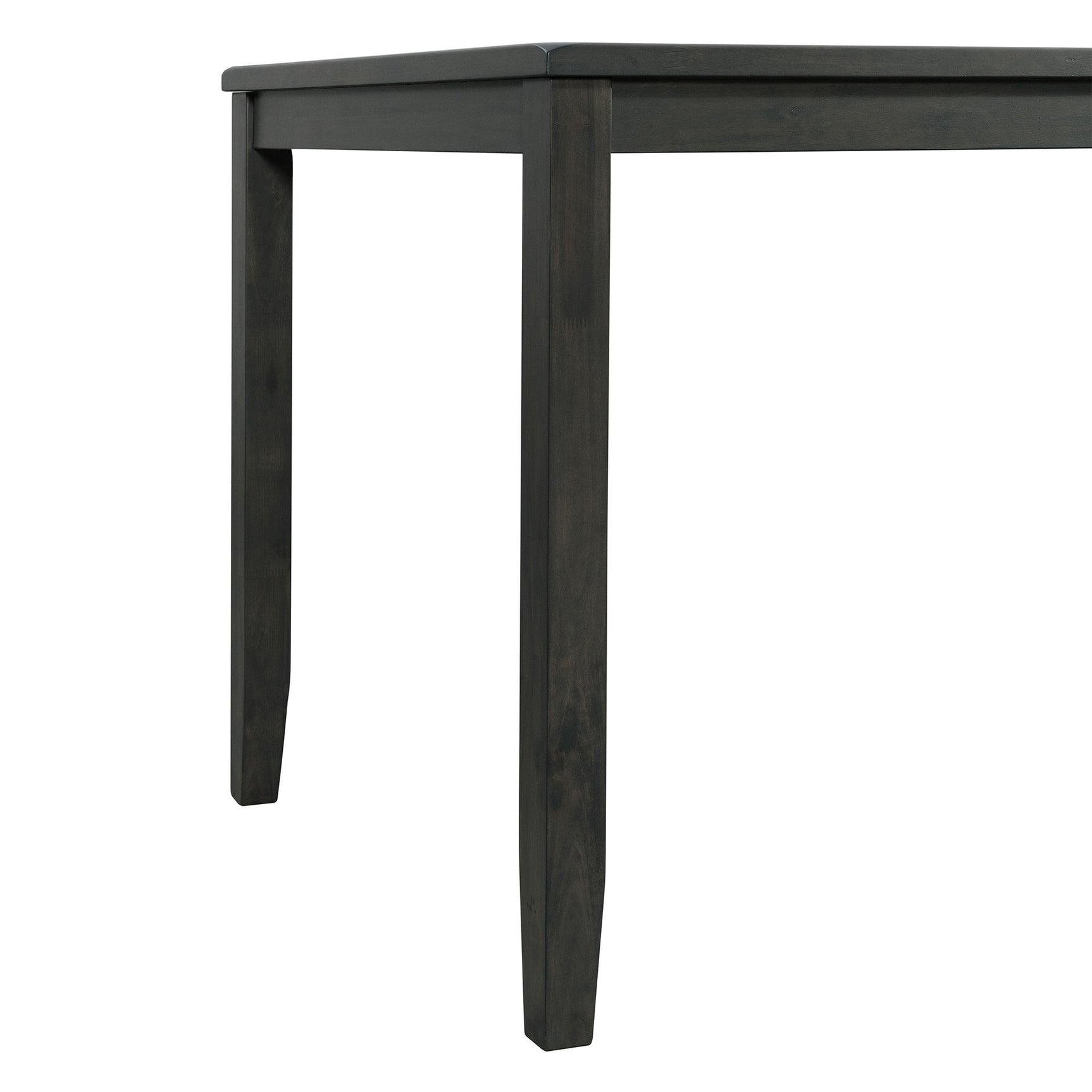 Alex Grey 60" 7 PC Counter Set (Grey Table with Black PU Seat) - Tampa Furniture Outlet