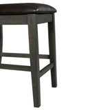 Alex Grey 60" 7 PC Counter Set (Grey Table with Black PU Seat) - Tampa Furniture Outlet