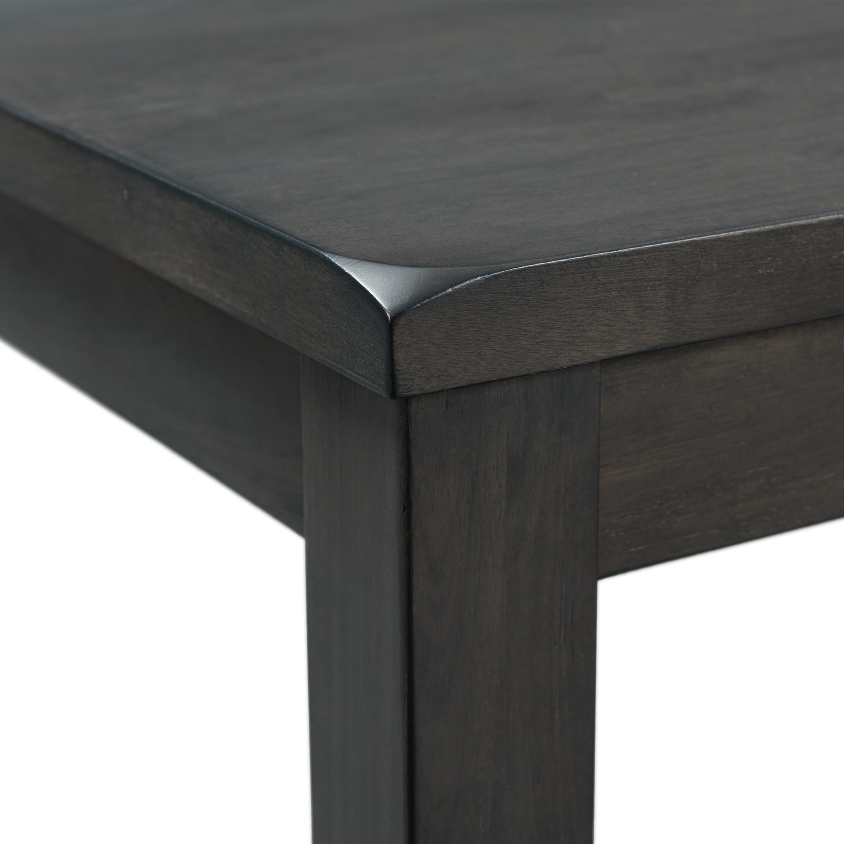 Alex Grey 60" 7 PC Dining Set (Grey Table with Black PU Seat) - Tampa Furniture Outlet