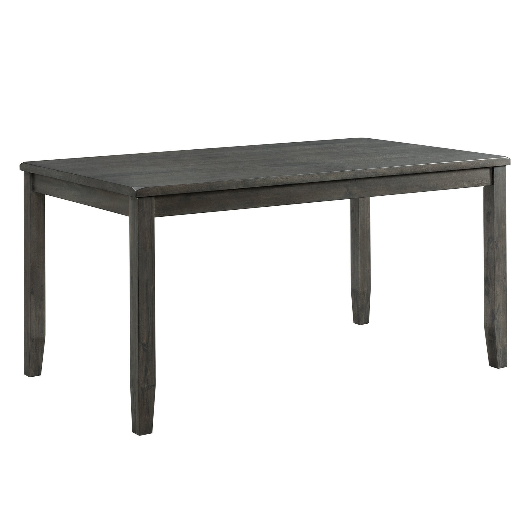 Alex Grey 60" 7 PC Dining Set (Grey Table with Black PU Seat) - Tampa Furniture Outlet