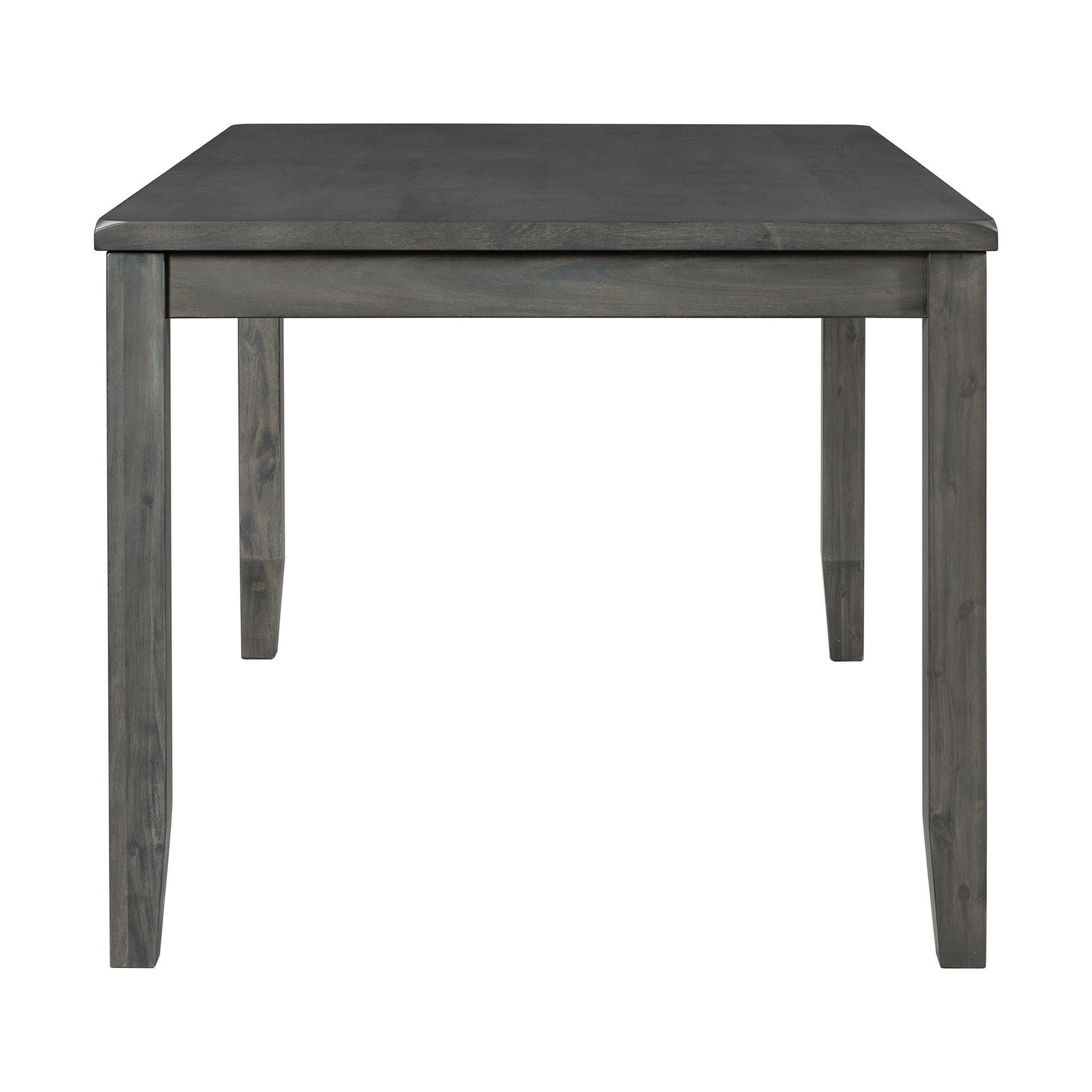 Alex Grey 60" 7 PC Dining Set (Grey Table with Black PU Seat) - Tampa Furniture Outlet