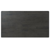 Alex Grey 60" 7 PC Dining Set (Grey Table with Black PU Seat) - Tampa Furniture Outlet