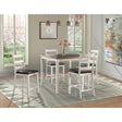 Martin 5pc Counter Set (Dark Brown Top - White Base) – SKU DMT7005CS | Elements