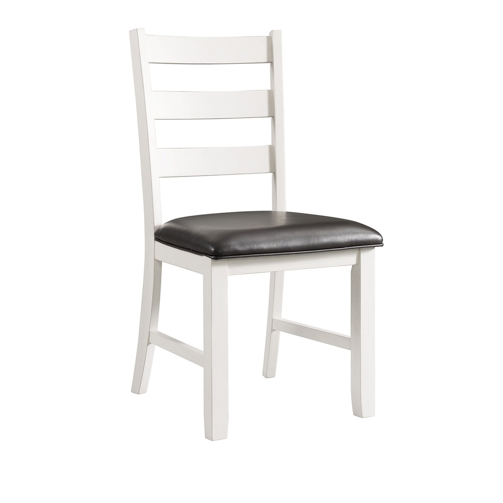 Martin 6 Pc Dining set (Table+ 4 + Bench) (Dark Brown Top - White Base) - Tampa Furniture Outlet