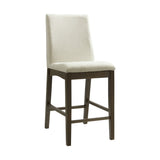 Dapper Counter Side Chair (Walnut Finish) (Two Per Carton) - Tampa Furniture Outlet