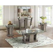 Dapper Square End Table Grey – SKU TPR350ET | Elements
