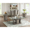 Dapper Square End Table Grey – SKU TPR350ET | Elements