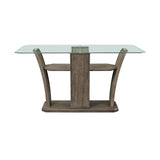 Dapper Grey Rectangular Counter Table - Tampa Furniture Outlet