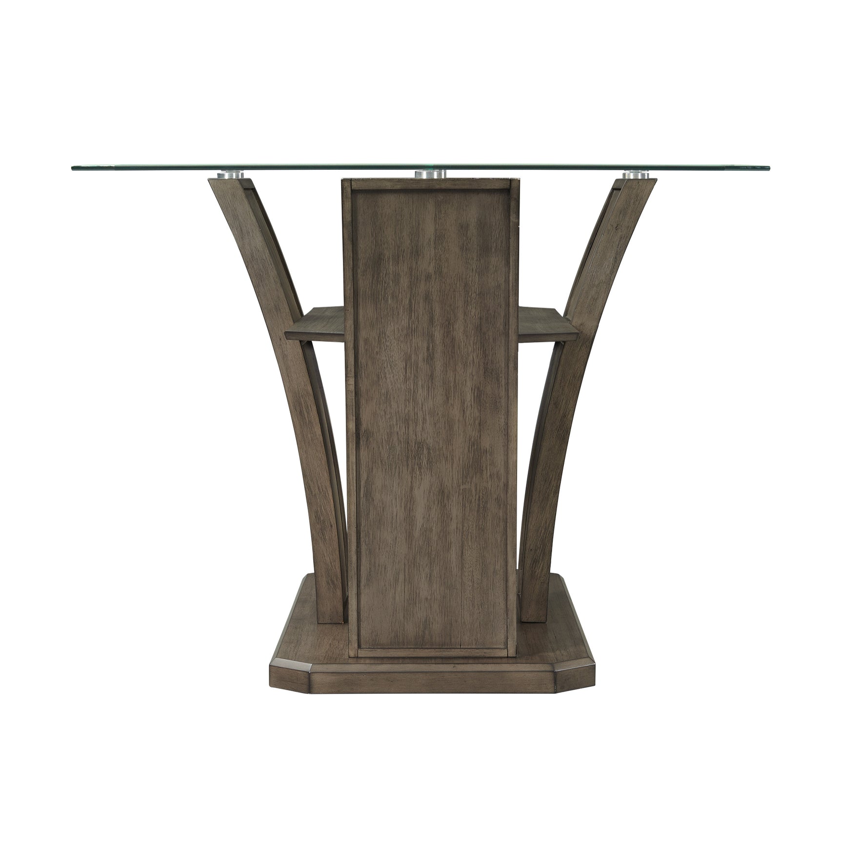 Dapper Grey Rectangular Counter Table - Tampa Furniture Outlet