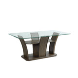 Dapper Rectangular Standard Dining Table in Walnut