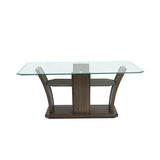 Dapper Rectangular Standard Dining Table in Walnut