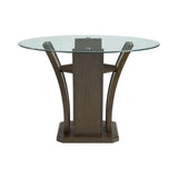 Dapper Round Counter Height Dining Table in Walnut