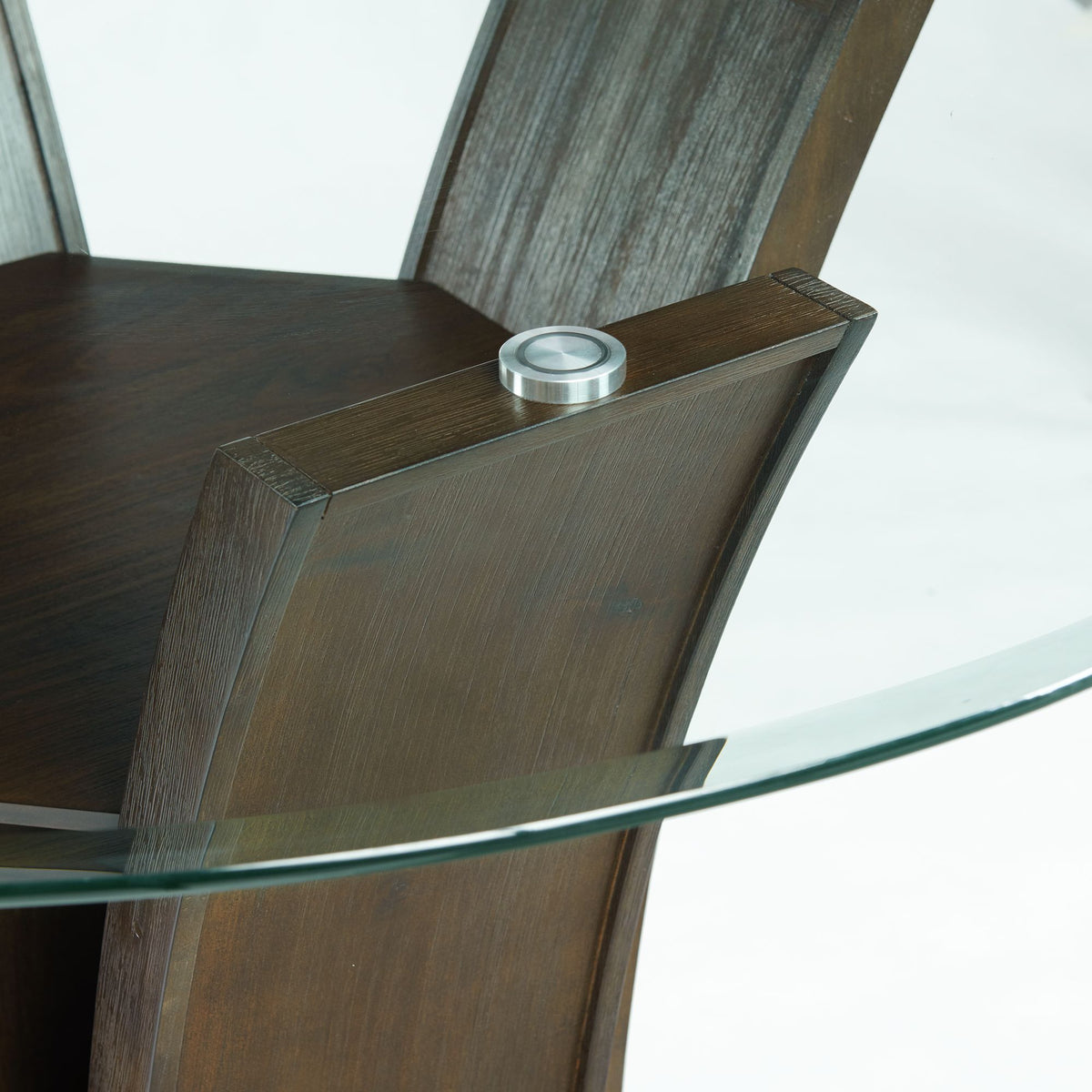 Dapper Round Counter Height Dining Table in Walnut