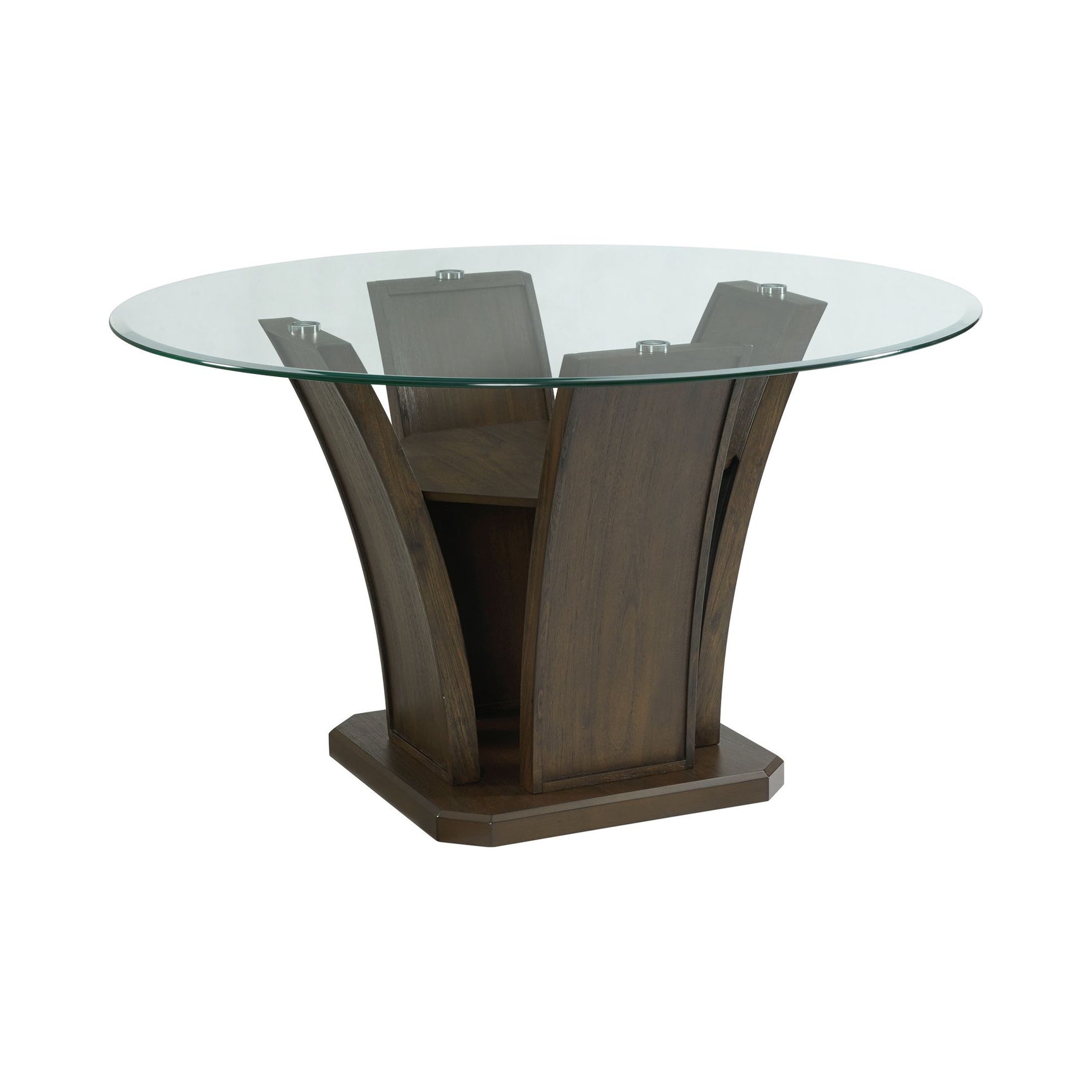 Dapper Round Dining Table in Walnut