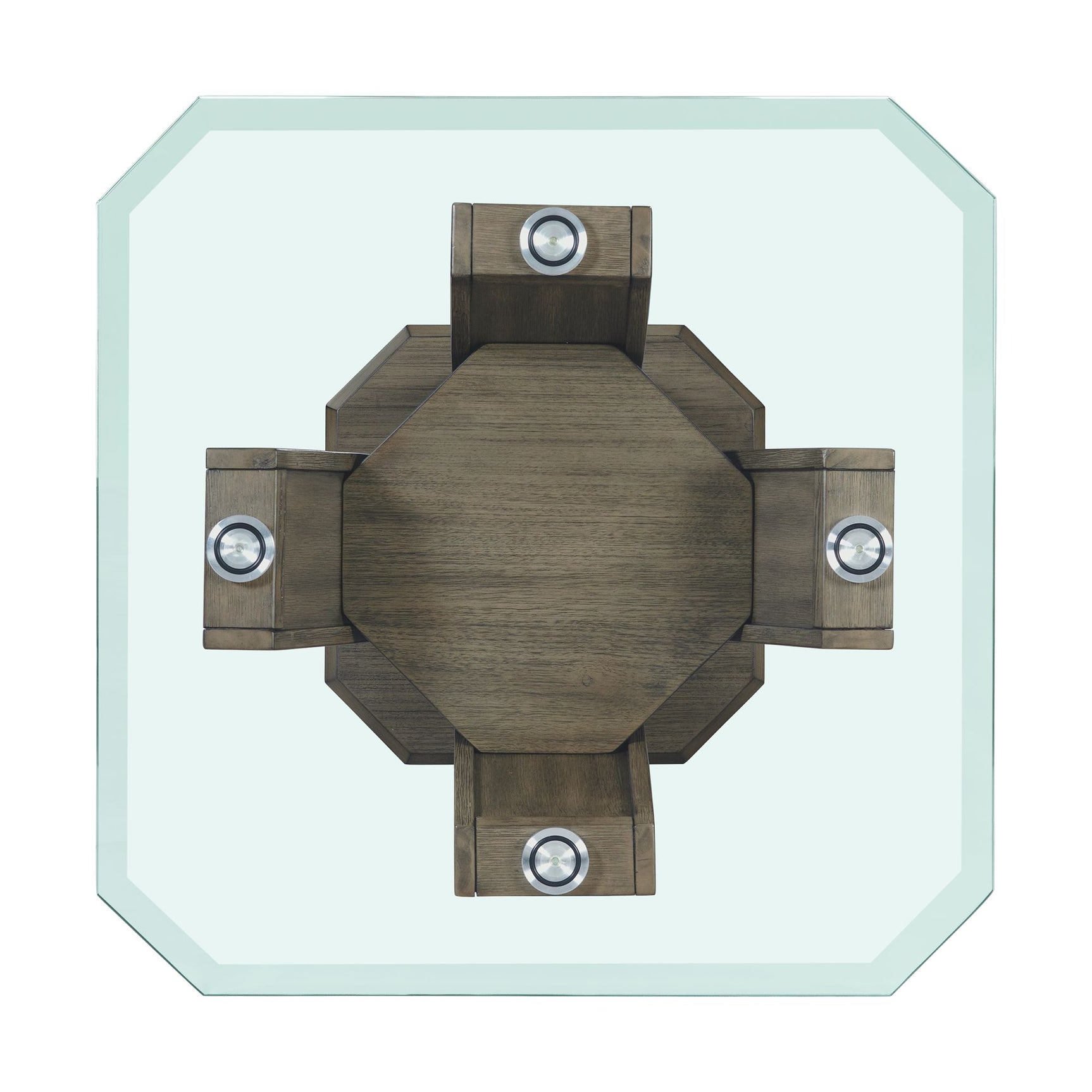 Dapper Square End Table Grey