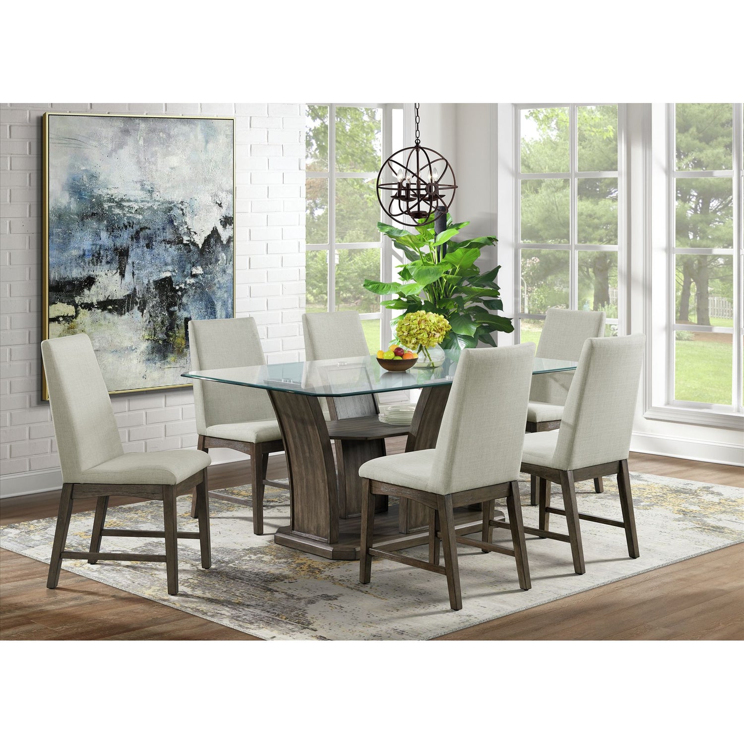 Dapper Dining Side Chair (Grey Finish) (Two Per Carton) - Tampa Furniture Outlet