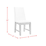 Dapper Dining Side Chair (Walnut Finish) (2 Per Pack) - Tampa Furniture Outlet