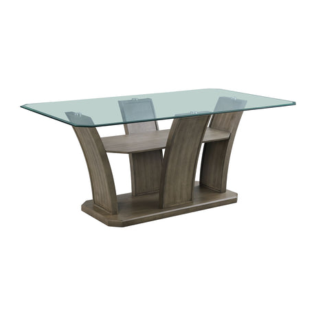 Dapper Grey Rectangular Dining Table - Tampa Furniture Outlet