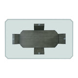 Dapper Grey Rectangular Dining Table - Tampa Furniture Outlet