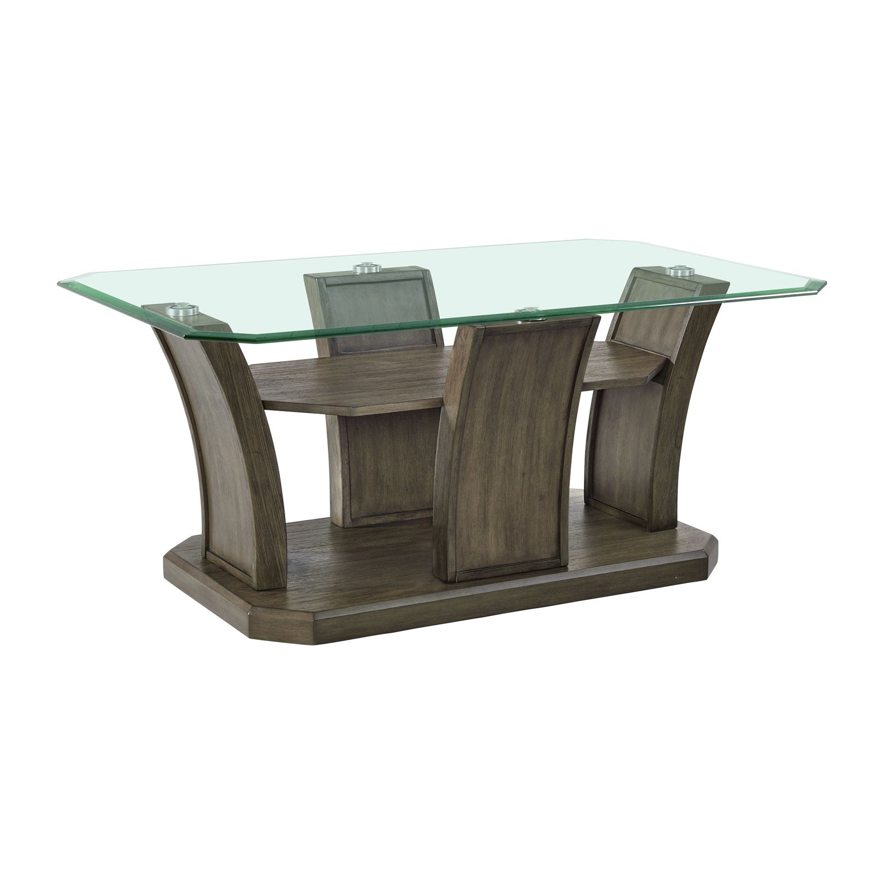 Dapper Rectangular Coffee Table Grey - Tampa Furniture Outlet