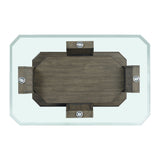 Dapper Rectangular Coffee Table Grey - Tampa Furniture Outlet