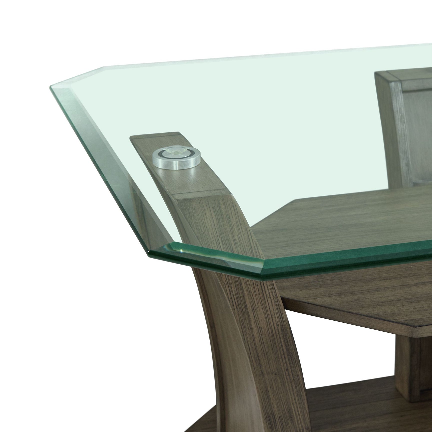 Dapper Rectangular Coffee Table Grey - Tampa Furniture Outlet