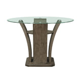 Dapper Grey Round Counter Table - Tampa Furniture Outlet