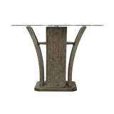 Dapper Grey Round Counter Table - Tampa Furniture Outlet